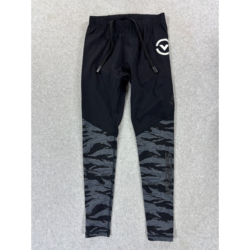 Virus Compression Full Length Athletic‎ Leggings (Women's Small) Black
